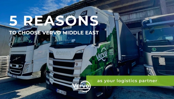 Five reasons to choose Vervo Middle East as your logistics partner