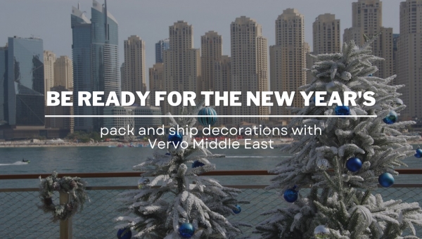 How to pack New Year's decorations for shipping to the UAE